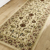Kendra 137W Cream Traditional Runner Rug - Pendle Village Furniture
